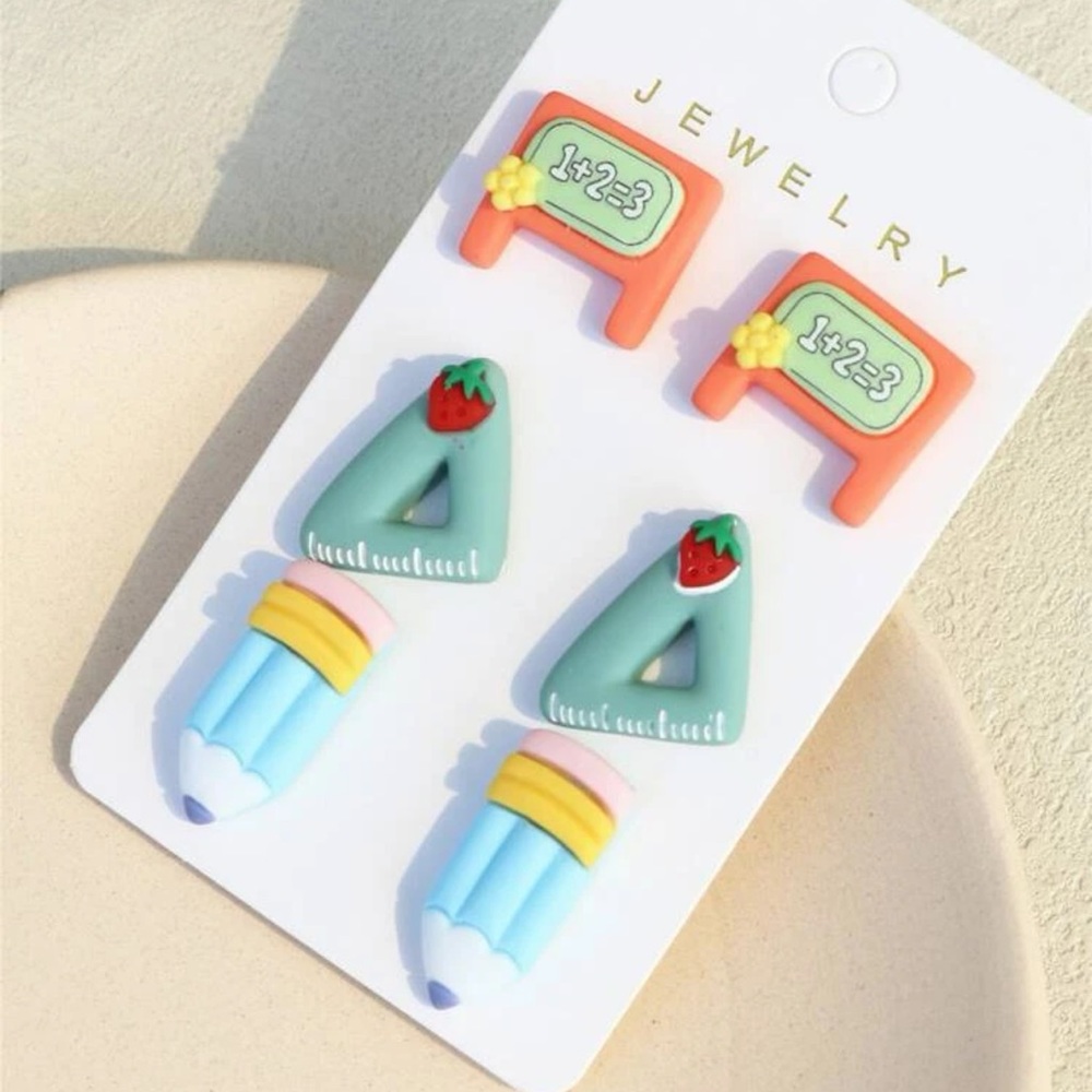 Back to School Earring Set - Picture 5 of 6